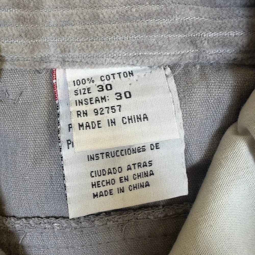 Vtg Y2K LA‎ GATE Wide Leg Baggy Corduroy Jeans Skate Grunge Hip Hop 30x29